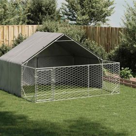 Outdoor Dog Kennel Galvanized steel Large Durable