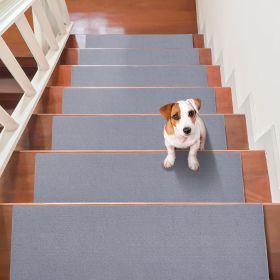 VEVOR Stair Treads, Stairs Carpet Non Slip 8" x 30", Indoor Stair Runner for Wooden Steps, Anti Slip Carpet Stair Rugs Mats for Kids Elders and D