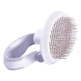 Pet Life 'Gyrater' Travel Self-Cleaning Swivel Grooming Pet Pin Brush 1